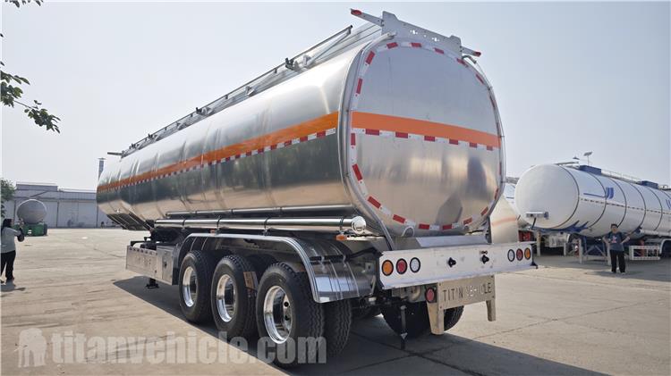 38000 Ltrs Aluminum Alloy Tanker Trailer for Sale In Tanzanian