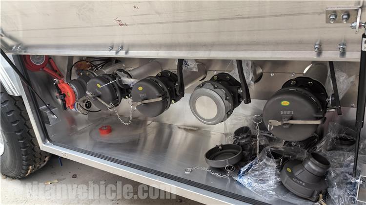45000 Liters Aluminum Tanker Semi Trailer for Sale In Tanzania