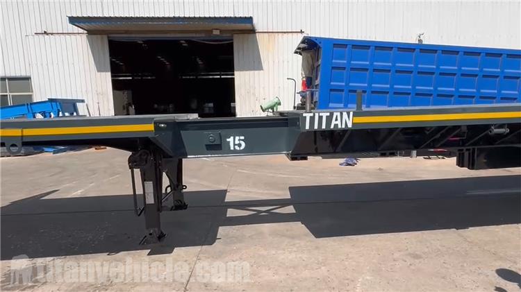 3 Axle Extendable Flatbed Trailer for Sale In Angola