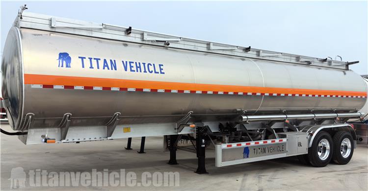2 Axle Aluminum Fuel Tanker Trailer for Sale In Costa Rica