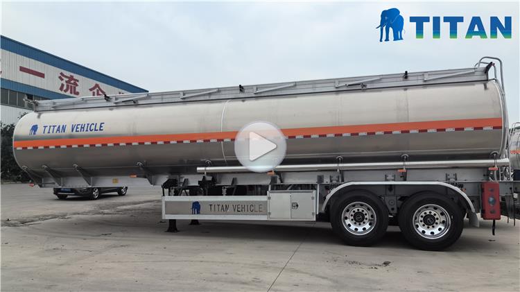 2 Axle Aluminum Fuel Tanker Trailer for Sale In Costa Rica