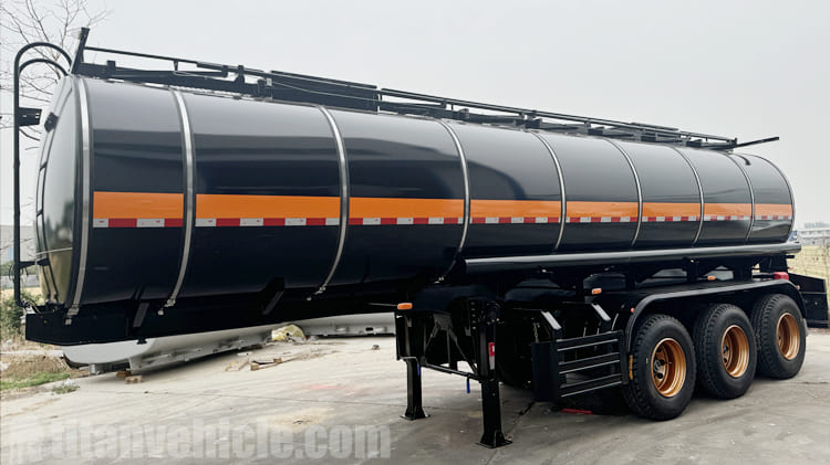 45000 Liters Asphalt Tanker Trailer for Sale in Uzbekistan 