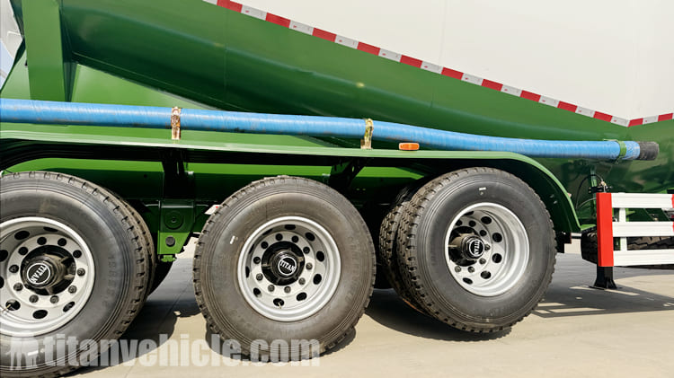 3 Axle 35CBM Bulk Cement Tanker Trailer for Sale in Sierra Leone