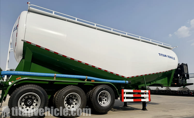 3 Axle 35CBM Bulk Cement Tanker Trailer for Sale in Sierra Leone