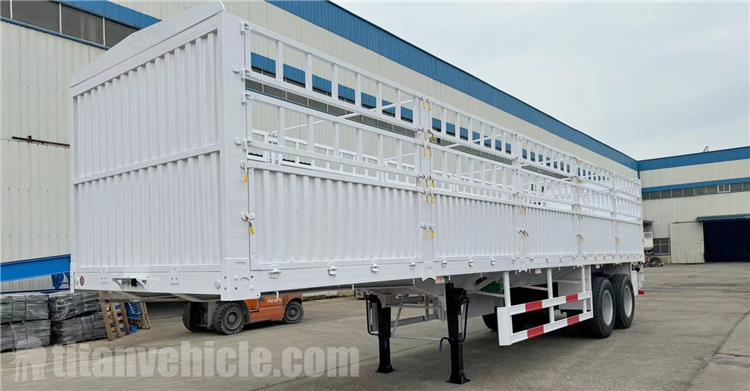 2 Axle Fence Cargo Trailer for Sale In Tanzania
