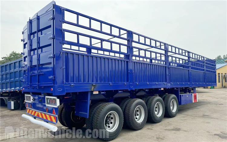 4 Axle Fence Semi Trailer for Sale In Ghana Accra