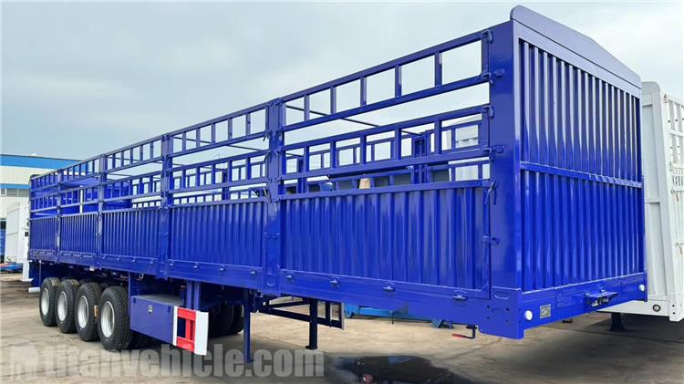 4 Axle Fence Semi Trailer for Sale In Ghana Accra