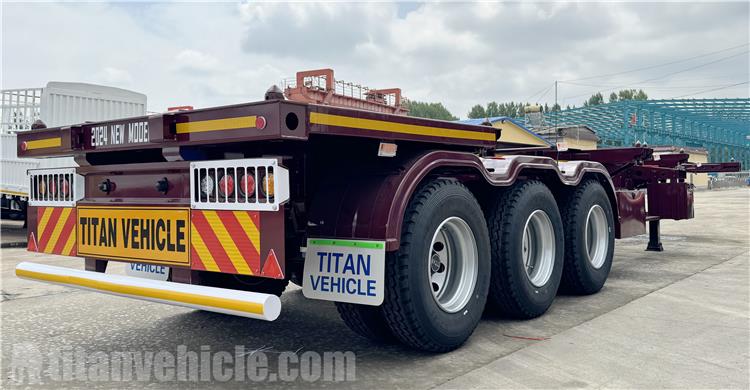 3 Axle 40 ft Container Chassis Trailer for Sale In Uganda