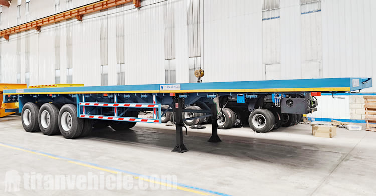 24M Extendable Flat Bed Trailer for Sale in Algeria