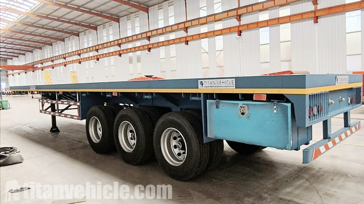 24M Extendable Flat Bed Trailer for Sale in Algeria
