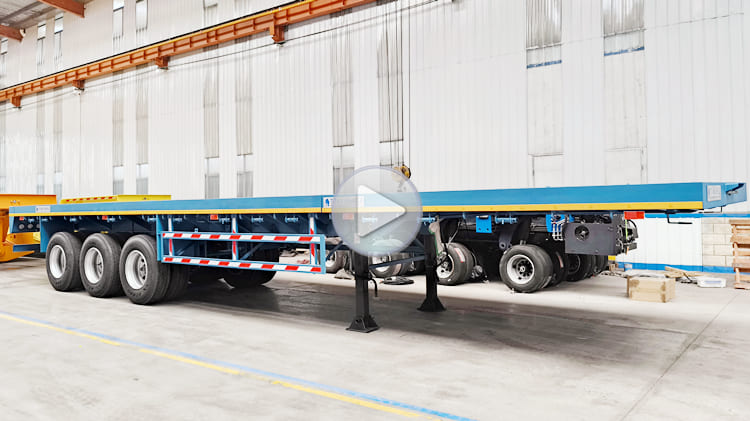 24M Extendable Flat Bed Trailer for Sale in Algeria