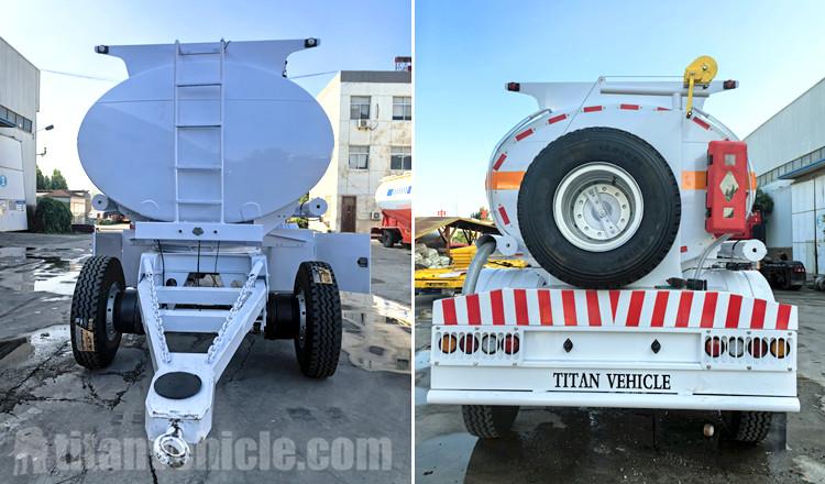 10000 Liters Drawbar Tanker Trailer for Sale in Kazakhstan