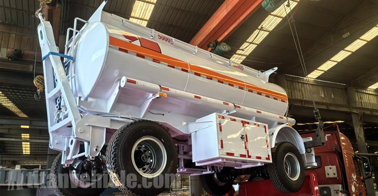 10000 Liters Drawbar Tanker Trailer for Sale in Kazakhstan