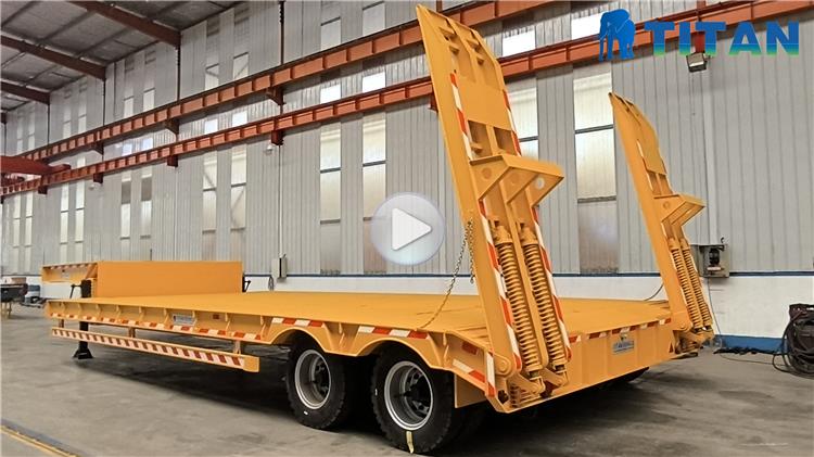 2 Line 4 Axle Low Bed Trailer Price for Sale In Guyana