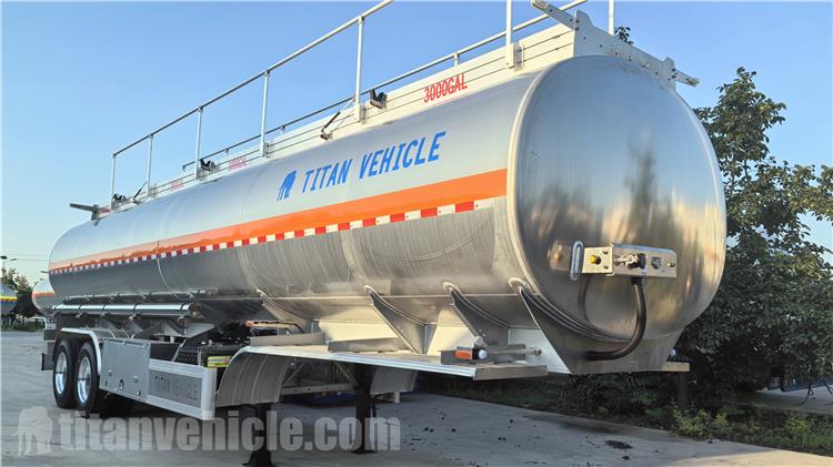 2 Axle Aluminum Tanker Trailer for Sale Costa Rica