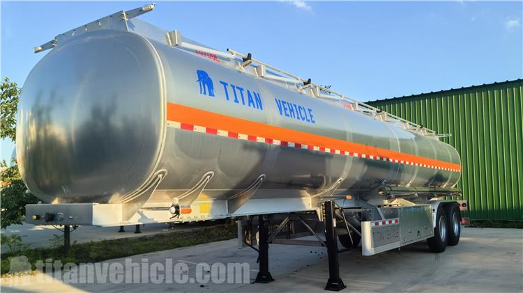 2 Axle Aluminum Tanker Trailer for Sale Costa Rica