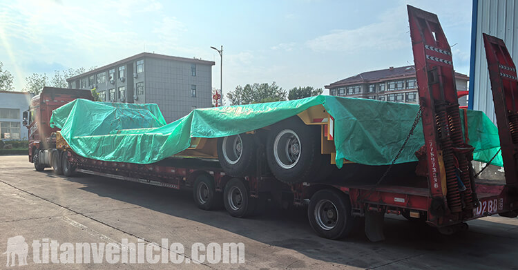 2 Line 4 Axle Removable Goosneck Trailer for Sale in Ghana