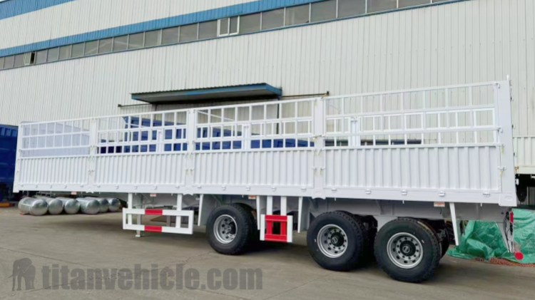  3 Axle Fence Cargo Semi Trailer for Sale in Mozambique