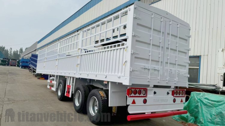  3 Axle Fence Cargo Semi Trailer for Sale in Mozambique