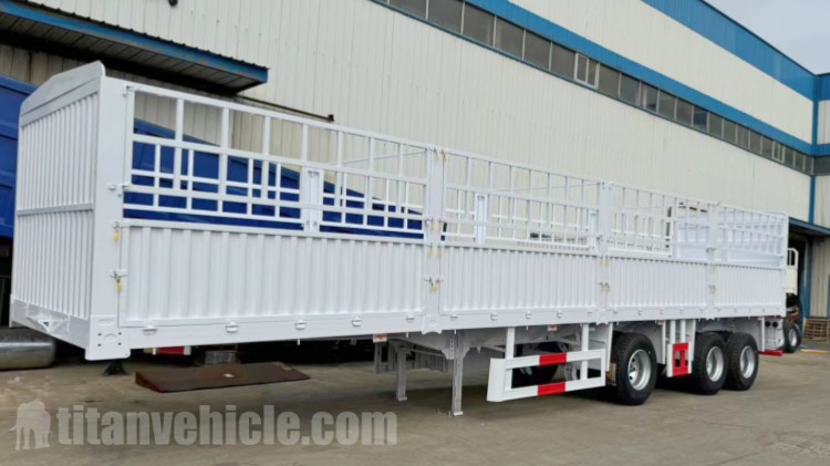  3 Axle Fence Cargo Semi Trailer for Sale in Mozambique