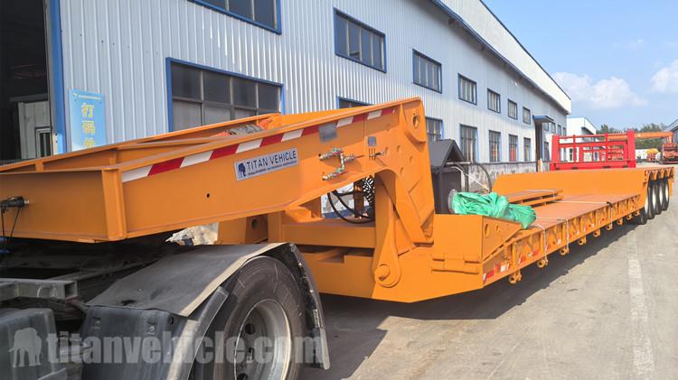100 Ton Detachable Gooseneck Trailer for Sale in Nigeria