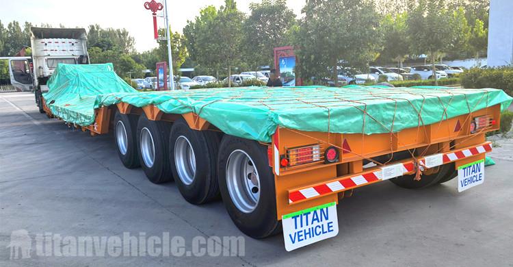 100 Ton Detachable Gooseneck Trailer for Sale in Nigeria