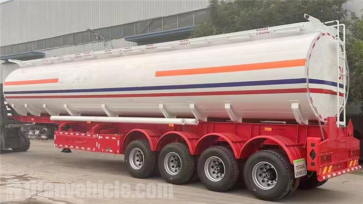 4 Axle 60000 Liters Oil Tanker Semi Trailer for Sale In Zambia