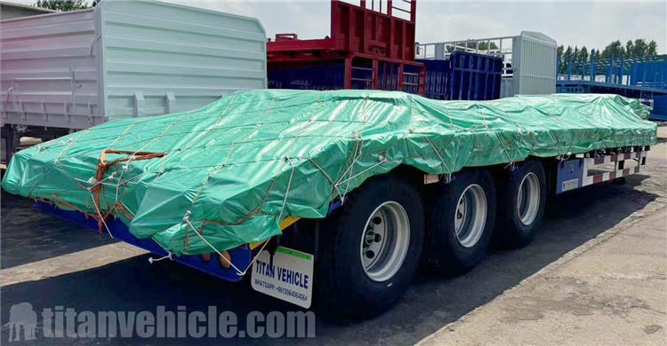 3 Axle 50 Ton Low Bed Truck Trailer Price for Sale In Kenya