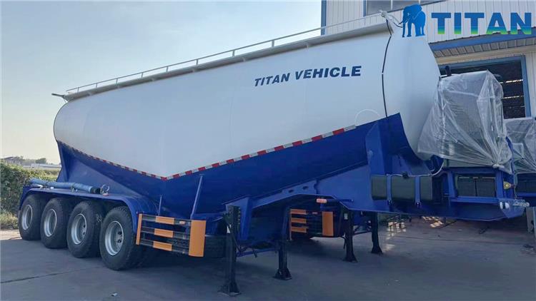 4 Axle 45CBM Pneumatic Dry Bulk Trailer for Sale In Timor-Leste