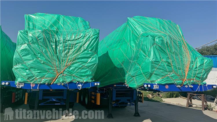 4 Axle 45CBM Pneumatic Dry Bulk Trailer for Sale In Timor-Leste