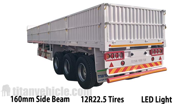 50 Ton Side Wall Trailer for Sale In Ghana
