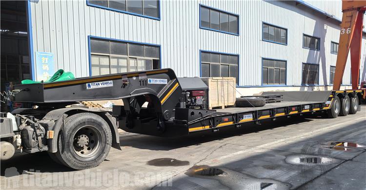 3 Axle 80 Ton Detachable Gooseneck Trailer for Sale In Nigeria