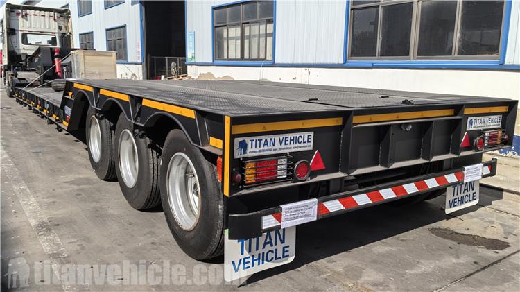 3 Axle 80 Ton Detachable Gooseneck Trailer for Sale In Nigeria