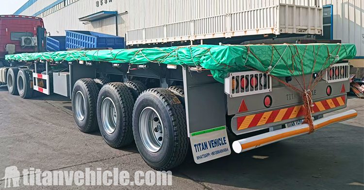 3 Axle 40 Ft Flatbed Trailer for Sale in Costa Rica