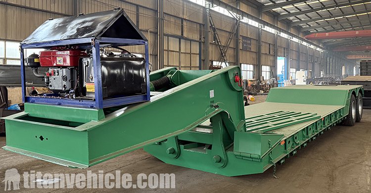 2 Axle Removable Gooseneck Trailer for Sale in Honduras