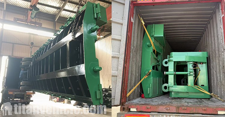2 Axle Removable Gooseneck Trailer for Sale in Honduras