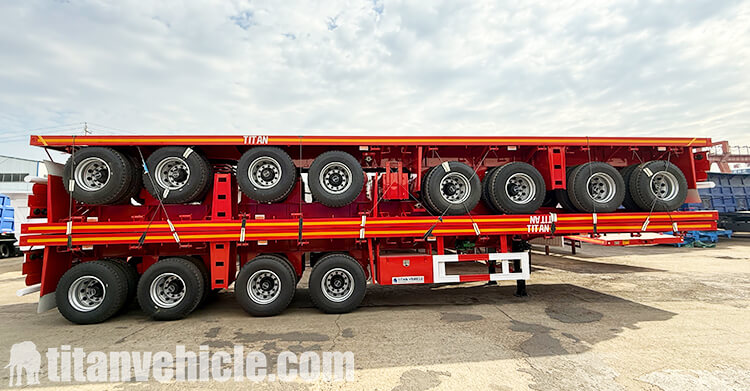 4 Axle Flatbed Trailer for Sale in Guam