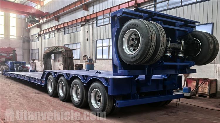 5 Axle Detachable Gooseneck Trailer for Sale In Papua New Guinea