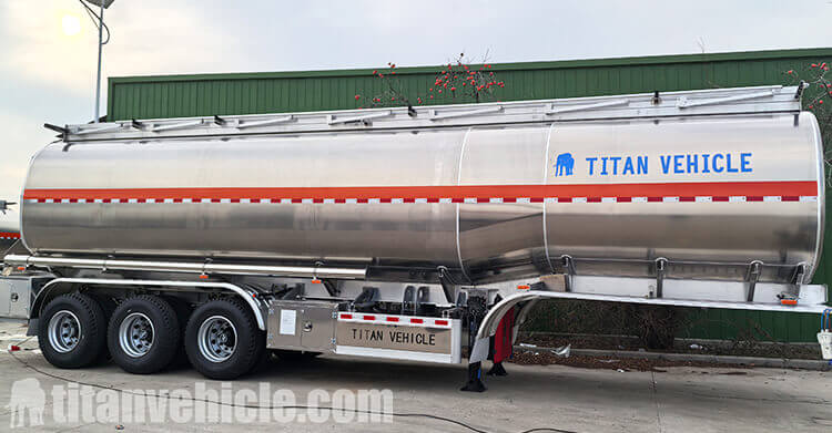 3 Axle Aluminum Tanker Trailer for Sale in Mali