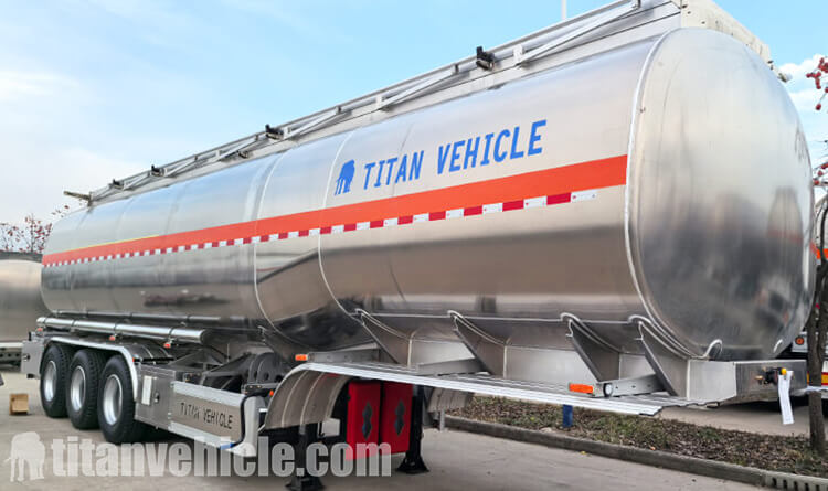 3 Axle Aluminum Tanker Trailer for Sale in Mali
