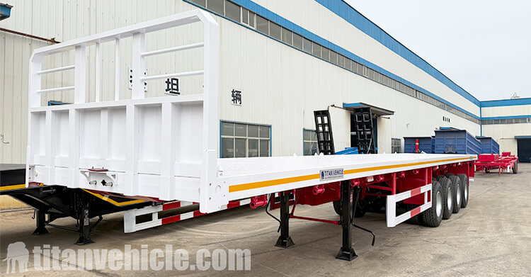 4 Axle Flatbed Semi Trailer for Sale in Uganda