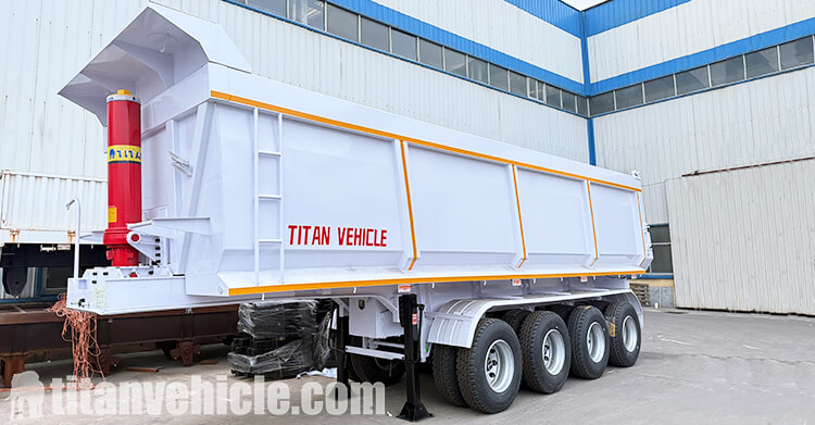 4 Axle Semi Dump Trailer for Sale in Barbados