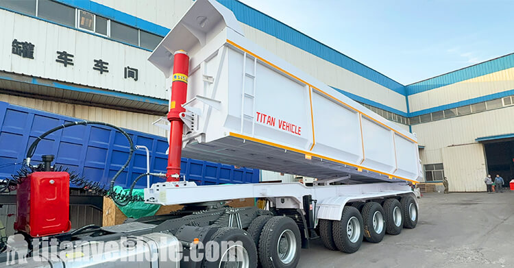 4 Axle Semi Dump Trailer for Sale in Barbados