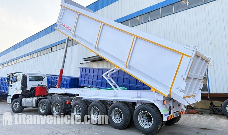 4 Axle Semi Dump Trailer for Sale in Barbados