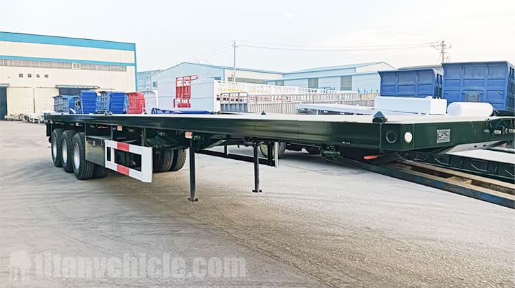 3 Axle Flatbed Semi Trailer for Sale in Ghana