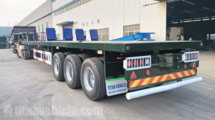 3 Axle Flatbed Semi Trailer for Sale in Ghana