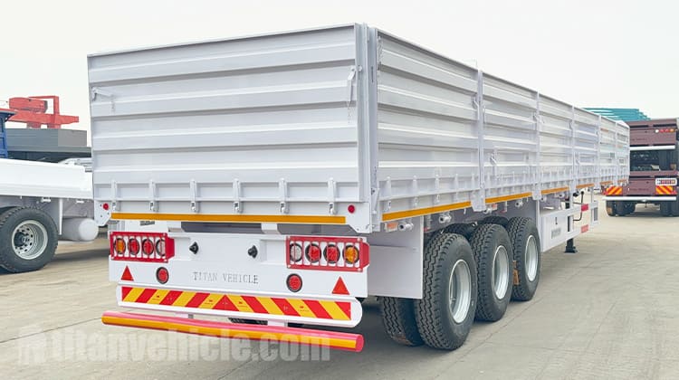 3 Axle Drop Side Grain Transport Trailer for Sale in Zimbabwe