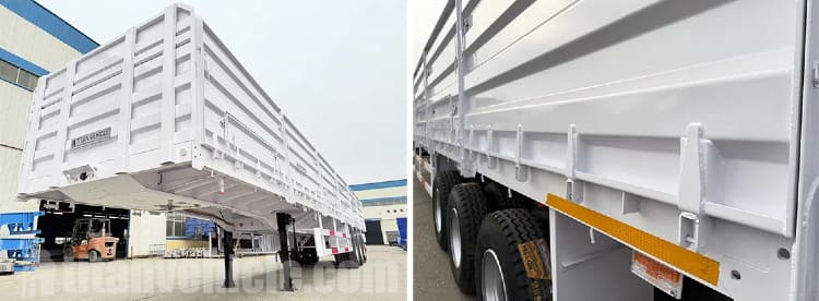 3 Axle Drop Side Grain Transport Trailer for Sale in Zimbabwe