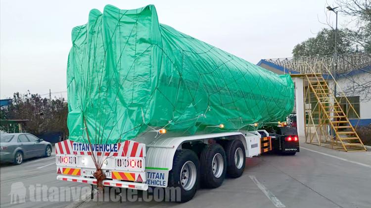 45000 Liters Diesel Tanker Fuel Trailer for Sale in Angola