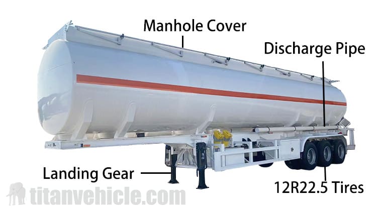 3 Axle Fuel Tanker Trailer for Sale in Zambia
